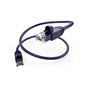 Uncommonx 15ft Cat6a Patch Cable Purple Booted Utp (PC6A15FPURS)
