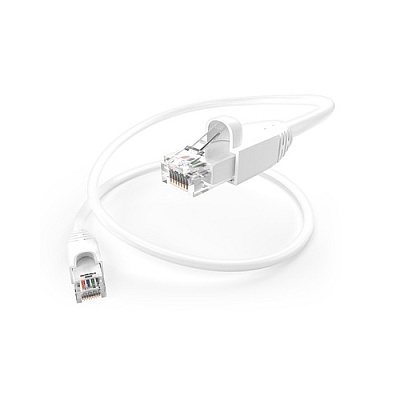 Uncommonx 50ft White Cat6a 10 Gig Patch Cable (PC6A50FWHTS)