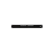 Uncommonx 12port 1rmu Cat6 Patch Panel, 110 Type (PPC612PT1U)