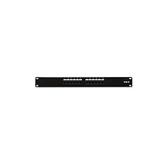 Uncommonx 12port 1rmu Cat6 Patch Panel, 110 Type (PPC612PT1U)