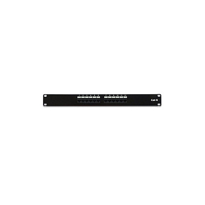 Uncommonx 12port 1rmu Cat6 Patch Panel, 110 Type (PPC612PT1U)