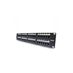 Uncommonx 48port 2rmu Cat6 Patch Panel, 110 Type (PPC648PT2U)