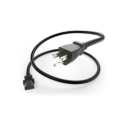 Uncommonx Power Cord 5-15p To C13 15amp Black 2ft (PWR515PC1315A02F)