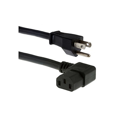 Uncommonx Powercord 5-15ptoc13right Angle Black6ft (PWR515PC13R06F)