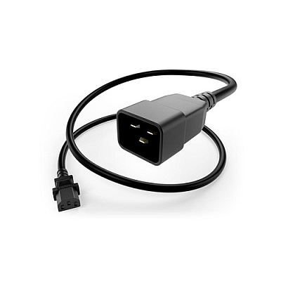 Uncommonx Power Cord C13 To C20, 15amp Black, 2ft (PWCDC13C2002FBLK)