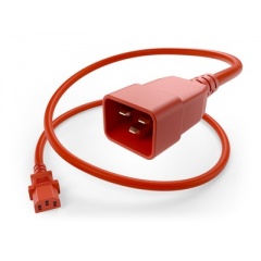 Uncommonx Power Cord C13 To C20, 15amp Red, 3ft (PWCD-C13C20-15A-03F-RED)