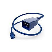 Uncommonx Power Cord C13 To C20, 15amp Blue, 4ft (PWCDC13C2004FBLU)
