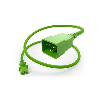 Uncommonx Power Cord C13 To C20, 15amp Green, 4ft (PWCDC13C2004FGRN)