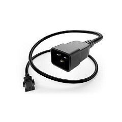 Uncommonx Power Cord C13 To C20, 15amp Black, 10ft (PWCDC13C2010FBLK)