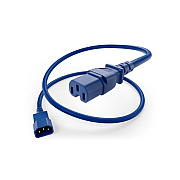 Uncommonx Power Cord C14 To C15 15amp Blue, 10ft (PWRC14C1510FBLU)