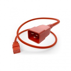 Uncommonx Power Cord C19 To C20, 20amp Red, 5ft (PWCD-C19C20-20A-05F-RED)