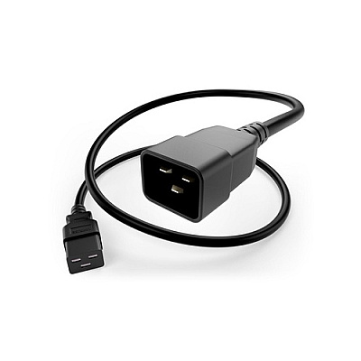 Uncommonx Power Cord C19 To C20, 20amp Black, 6ft (PWCDC19C2006FBLK)