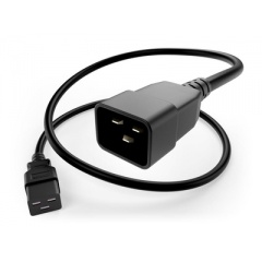 Uncommonx Power Cord C19 To C20, 20amp Black, 8ft (PWCD-C19C20-20A-08F-BLK)