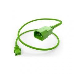 Uncommonx Power Cord C13 To C14 10amp Green 1ft (PWRC13C1401FGRN)