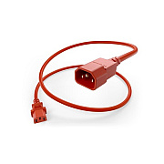 Uncommonx Power Cord C13 To C14 10amp Red 4ft (PWRC13C1404FRED)