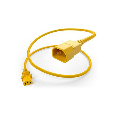Uncommonx Power Cord C13 To C14 10amp Yellow 4ft (PWRC13C1404FYLW)