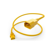 Uncommonx Power Cord C13 To C14 10amp Yellow 10ft (PWRC13C1410FYLW)