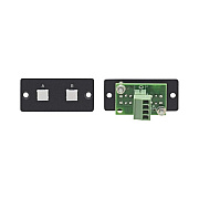 Kramer Electronics Wall Plate Insert 2button Contact Closu (RC20TB)