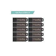 Centon Electronics Usb 2.0 Datastick Pro Grey, 4gb 100pack (S1U2P14G100PK)