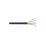 Weltron 1000ft Purple Cat5e Stranded Utp Cable (T2404L5EPAPL)