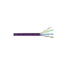 Weltron 1000ft Purple Cat5e Stranded Utp Cable (T2404L5EPAPL)