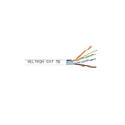 Weltron 1000ft White Cat5e 350mhz Solid Ftp Cabl (T2404L5EPSHWH)