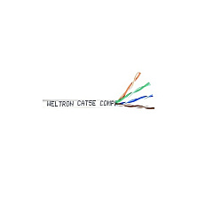 Weltron 1000ft White Cat5e 350mhz Solid Utp Cmr (T2404L5EWH)