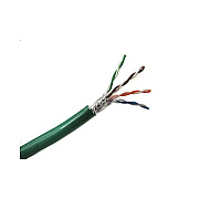 Weltron 1000ft Green Cat5e Shielded Stranded Cab (T2404L5PASHGN)