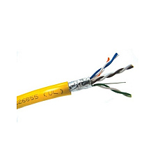 Weltron 1000ft Yellow Cat5e Shielded Stranded Ca (T2404L5PASHYL)
