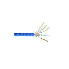 Weltron Cat6a Stranded Shielded Cable Blue (T2404L6APASHBL)