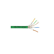 Weltron Cat6a Stranded Shielded Cable Green (T2404L6APASHGN)