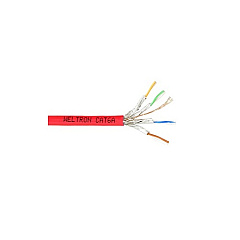 Weltron Cat6a Stranded Shielded Cable Red (T2404L6APASHRD)
