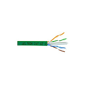 Weltron 1000ft Green Cat6 Solid Cable Utp Cmr (T2404L6GN)