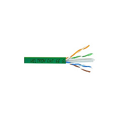 Weltron 1000ft Green Cat6 Solid Cable Utp Cmr (T2404L6GN)