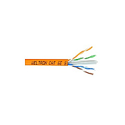 Weltron 1000ft Orange Cat6 Solid Cable Utp Cmr (T2404L6OR)