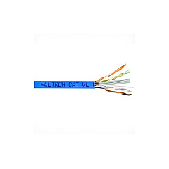 Weltron 1000ft Blue Plenum Cat6 Cable 550mhz (T2404L6PBL)
