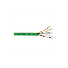 Weltron 1000ft Green Plenum Cat6 Solid 550mhz (T2404L6PGN)