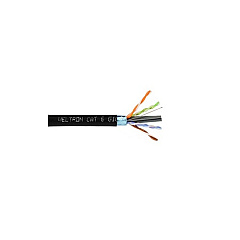 Weltron Cat6 Solid Ftp Cmp Black 1000 Taa Compl (T2404L6SHPBK)