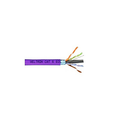 Weltron Cat6 Solid Ftp Cmp Purple 1000 Taa Comp (T2404L6SHPPL)