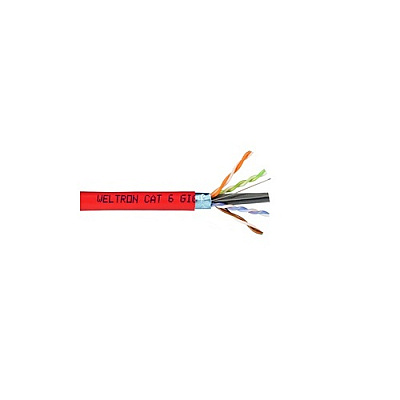 Weltron Cat6 Solid Ftp Cmp Red 1000 Taa Complia (T2404L6SHPRD)