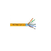 Weltron 1000ft Yellow Cat6 550mhz Solid Ftp Cabl (T2404L6SHYL)