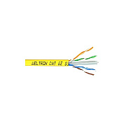 Weltron 1000ft Yellow Cat6 Solid Cable Utp Cmr (T2404L6YL)