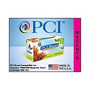 PCI Brand Compatible Kyocera Tk-8519m 1t02ndbcs0 Magenta Toner Cartridge W/waste Container 20k Yld For Copystar Cs-6052ci/cs-6053ci Made In Usa (TK8519MPCI)