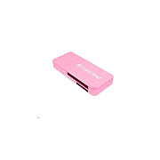 Transcend Usb 3.0 Sd / Micro Sd Card Reader, Pink (TSRDF5R)