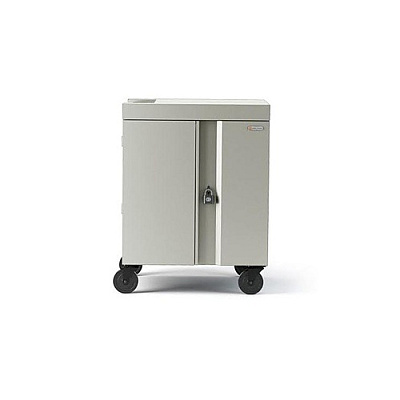 Bretford Cube Charge Cart 16, Ac, Concrete (TVC16PACCT)