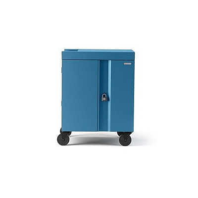 Bretford Cube Charge Cart 16 Ac, Sky Blue Finish (TVC16PACSKY)