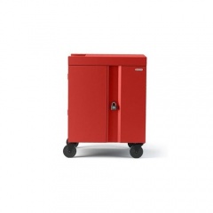 Bretford Cube Charge Cart 32 Ac, Red Finish (TVC32PAC-RED)