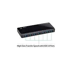 TP-Link 7 Port 3.0 Usb Hub 2 Power Ports (UH720)