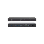 Kramer Electronics 2x1:4 4k60 4:2:0 Hdmi & Extended Reach Hdbaset With Ethernet Rs 232ir & Stereo Audio Switchable Da (VM-214DT)