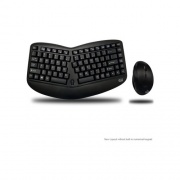 Adesso Wireless Ergo Mini Keyboard&mouse Combo (WKB1150CB)